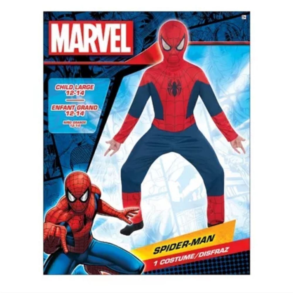 Marvel Spider-Man Classic Halloween dress up Costume for Boys Size M (8-10) - Picture 11 of 13